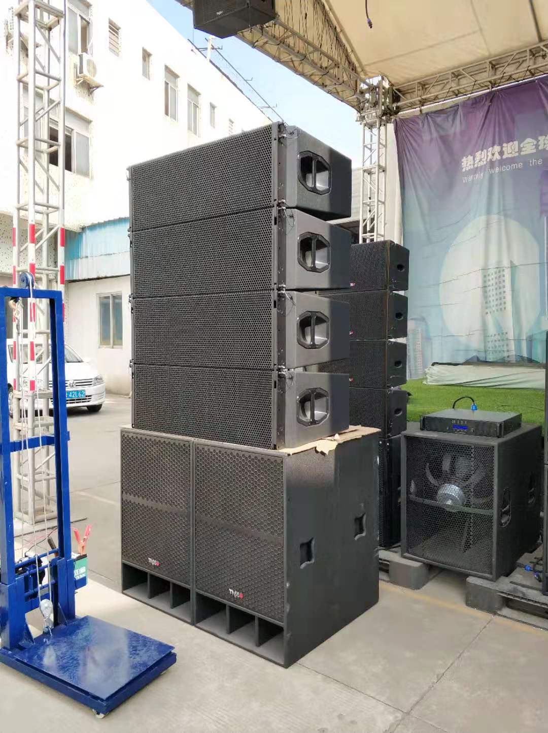 Best Quality PT960 dual 12" 3-way line array system Factory