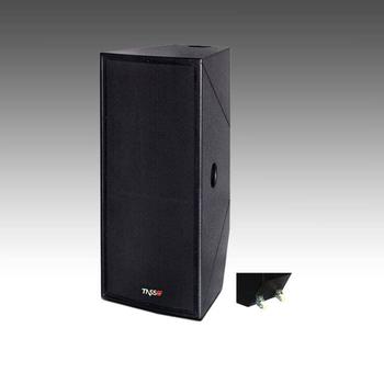 HXL225-Dual 15 inch 900W two way full range speaker with wheel